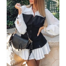 Off-the-shoulder waist-strap suit vest HF0612-02-03 Off-the-shoulder waist-strap suit vest HF0612-02-03