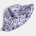 Unisex Overlay Horse Pattern Casual Travel Foldable Sunshade Hat Bucket Hat